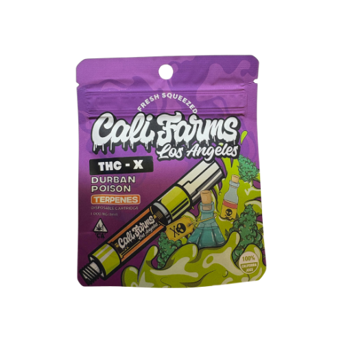 Cartridge Califarms Los Angeles THC-X – Saveur Durban Poison