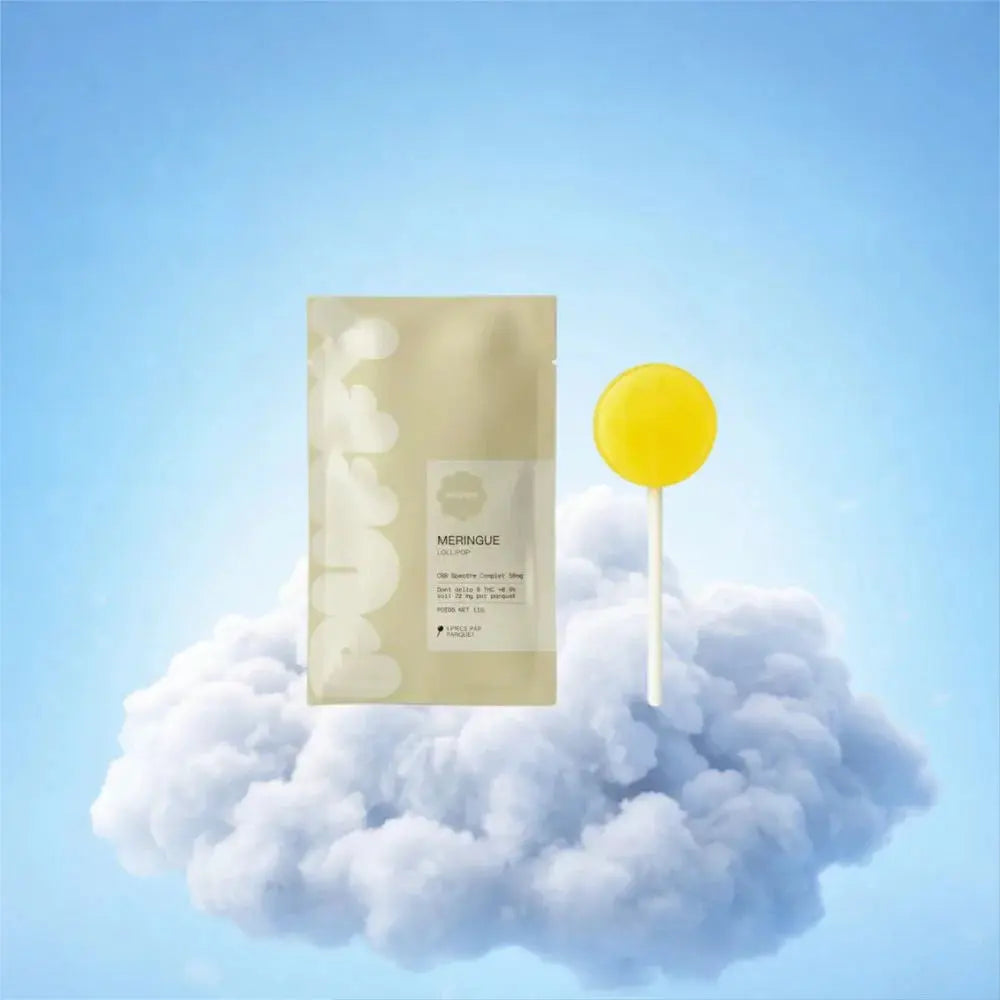Sucette Puffy -Saveur Meringue ☁️ Space CBD France