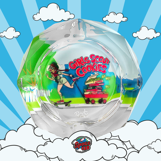 cendrier en verre girl scout cookies