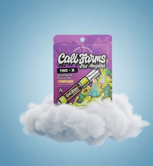 Cartridge Califarms Los Angeles THC-X – Saveur Durban Poison