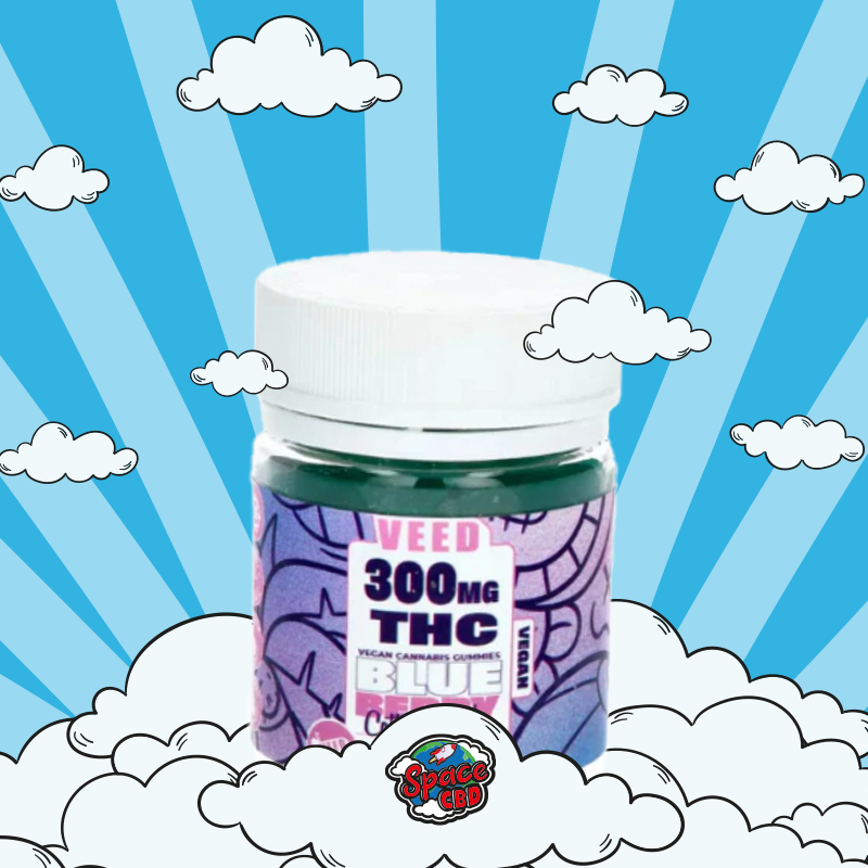 Veed Gummies 300mg THC – Blueberry Cotton Candy