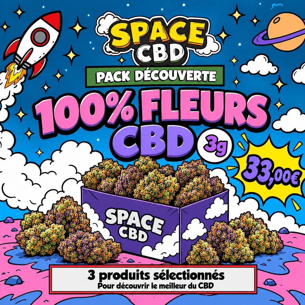 Pack découverte CBD : 3 fleurs, 3 g — Space CBD