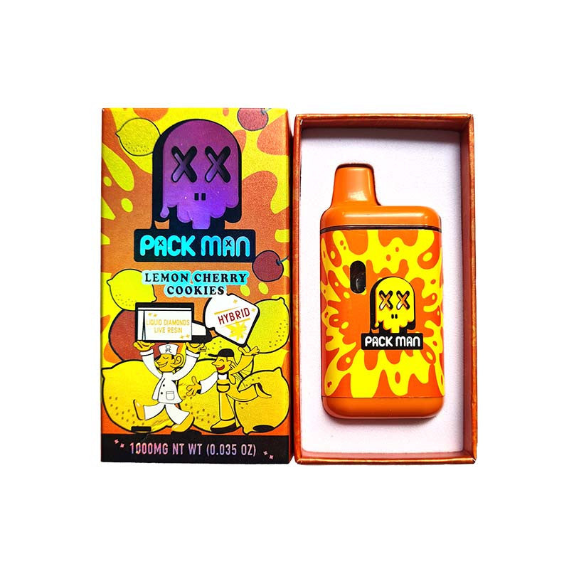 Vape CBC 1000mg Hybrid – Pack Man – Lemon Cherry Cookies