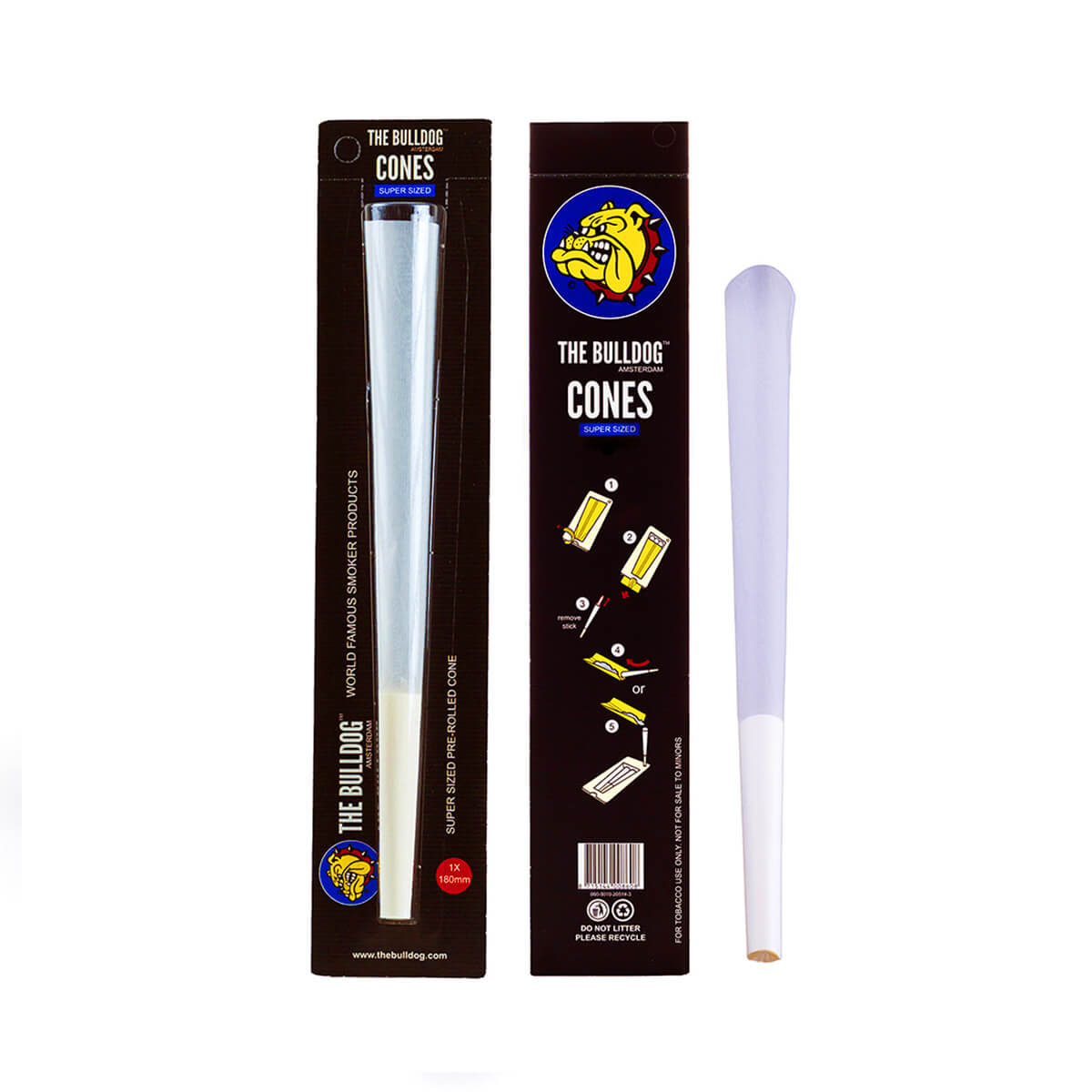 Cono pre-arrotolato 18cm Bulldog