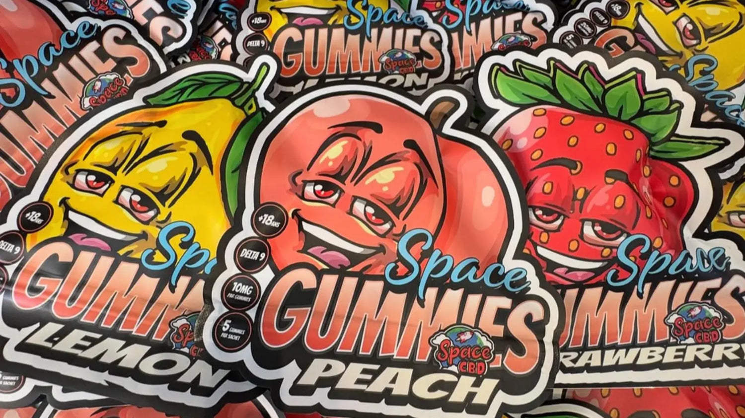 Space Gummies CBD — Bonbons Collector en Éditions Limitées