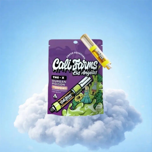 Cartridge Califarms Los Angeles THC-X – Saveur Durban Poison Space CBD France