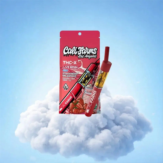 Vape Cali Farms 1ML : STRAWBERRY MILKSHAKE Space CBD France