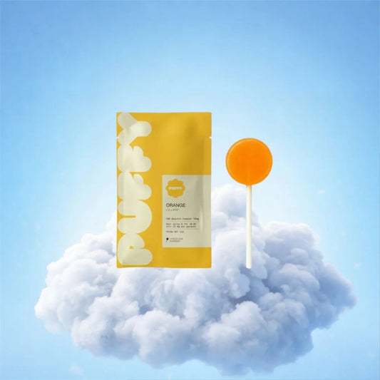 🪐 Sucette Edible Puffy - Saveur Orange 🍊