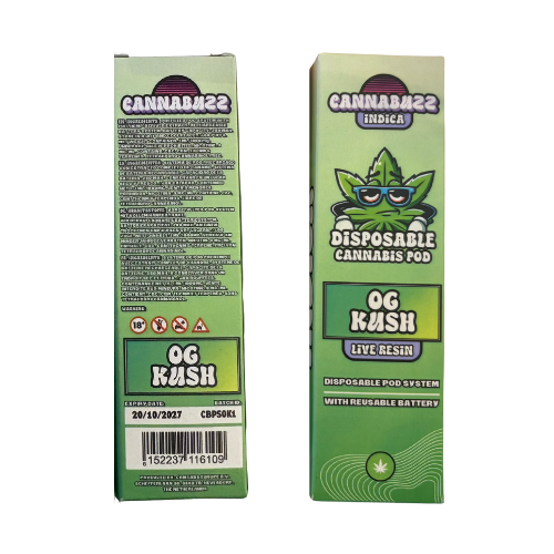 Cannabuzz Indica OG Kush Vape – Cartouche THC Indica