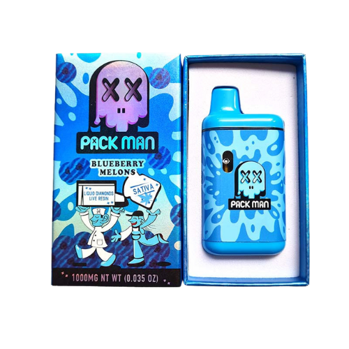 Vape CBC 1000mg Hybrid - Pack Man - Blueberry Melons