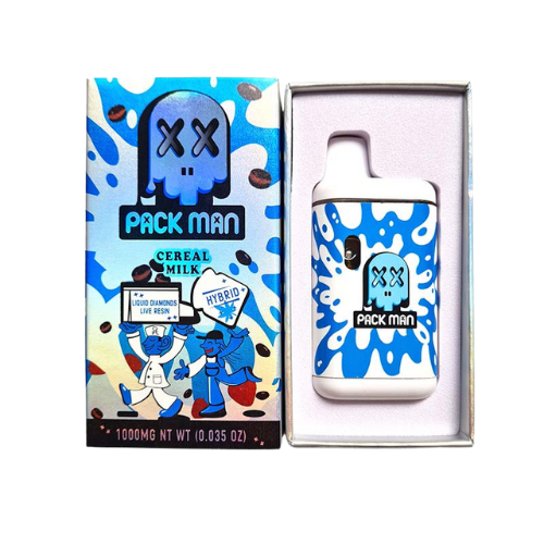 Vape CBC 1000mg Hybrid - Pack Man - Cereal Milk
