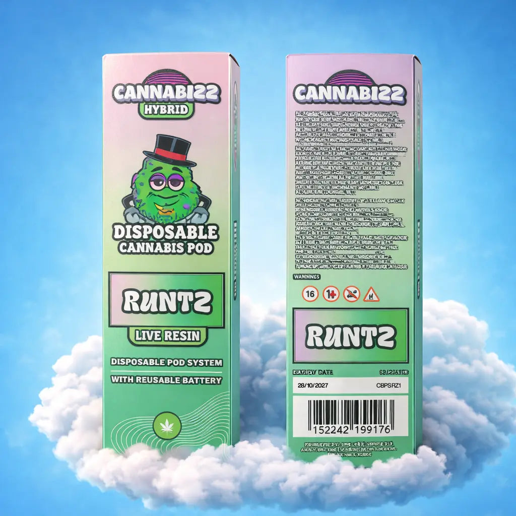 Cannabuzz Hybrid Runtz Vape – Cartouche Vape THC hybride Space CBD France