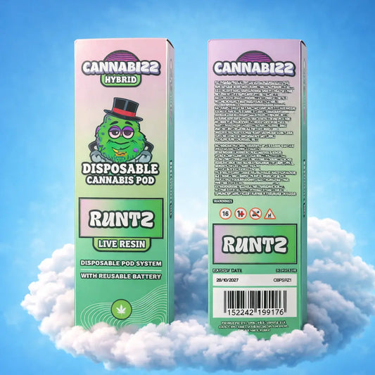 Cannabuzz Hybrid Runtz Vape – Cartouche Vape THC hybride Space CBD France