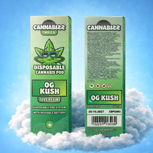 Cannabuzz Indica OG Kush Vape – Cartouche THC Indica Space CBD France