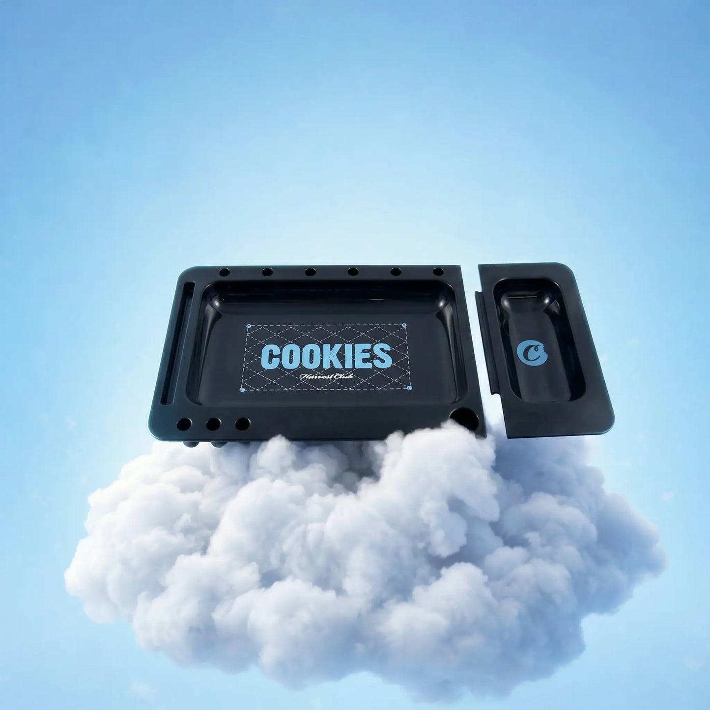 Plateau à rouler cookies Rolling Tray Noir Space CBD France