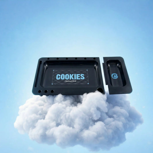 Plateau à rouler cookies Rolling Tray Noir Space CBD France