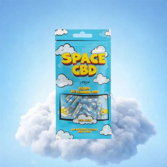 Filtres Purize x Space CBD – Charbon Actif Xtra Slim