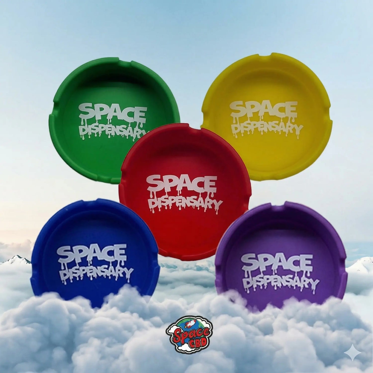 Cendrier silicone Space Dispensary Space CBD France