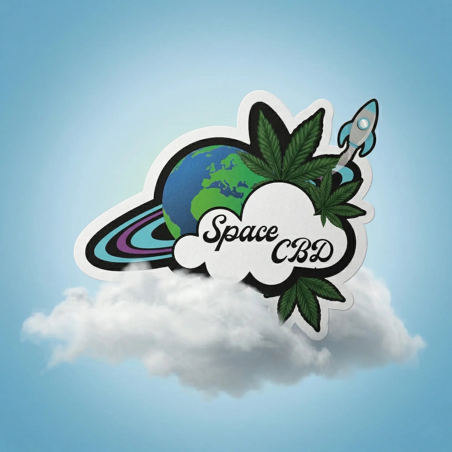 Sticker Space CBD Space CBD France
