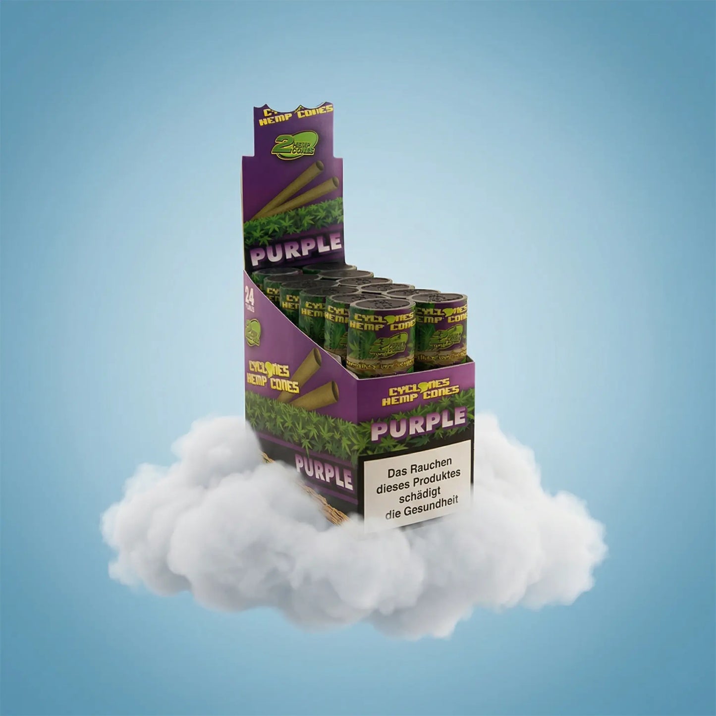 Cône blunt Cyclones | Purple Cyclone Hemp