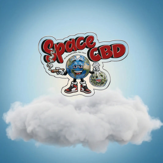 Sticker Space CBD Mother Earth Space CBD France