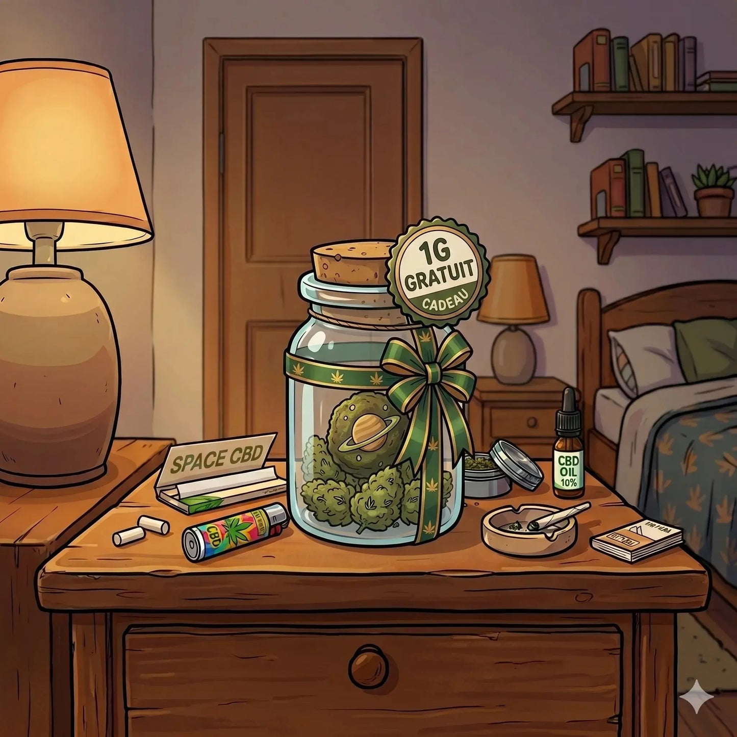 🎁 Cadeau Fidélité : Vos 10g de Fleurs CBD+ Offerts Space CBD France