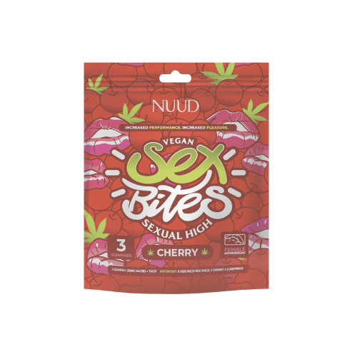 Edibles NUUD Sex Bites - Cherry