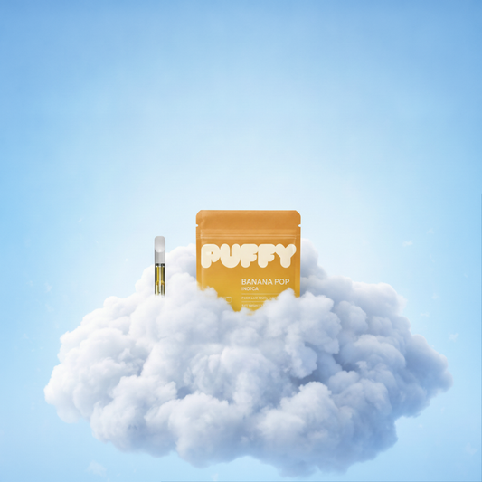 Cartridge Puffy Banana Pop Indica — Cartouche Live Resin 1,1 g