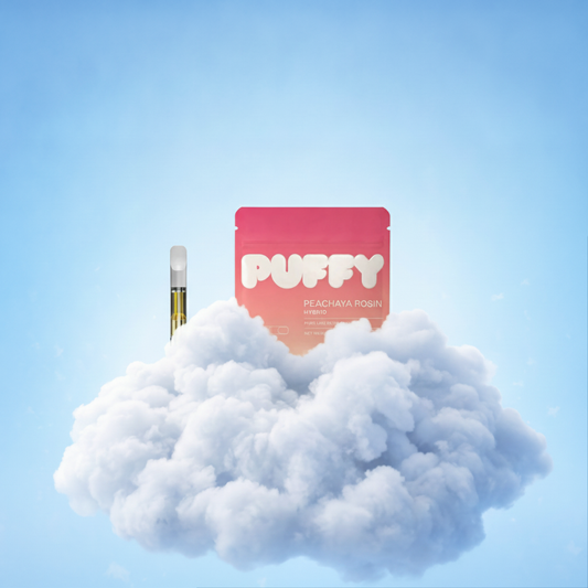 Cartridge Puffy Peachaya Rosin Hybrid — Cartouche Live Resin 1,1 g