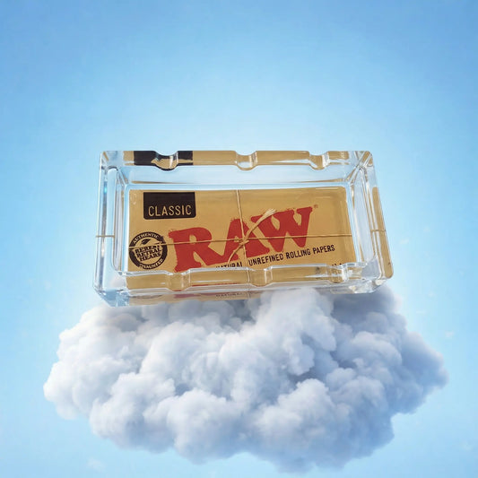 Cendrier en verre Raw Raw