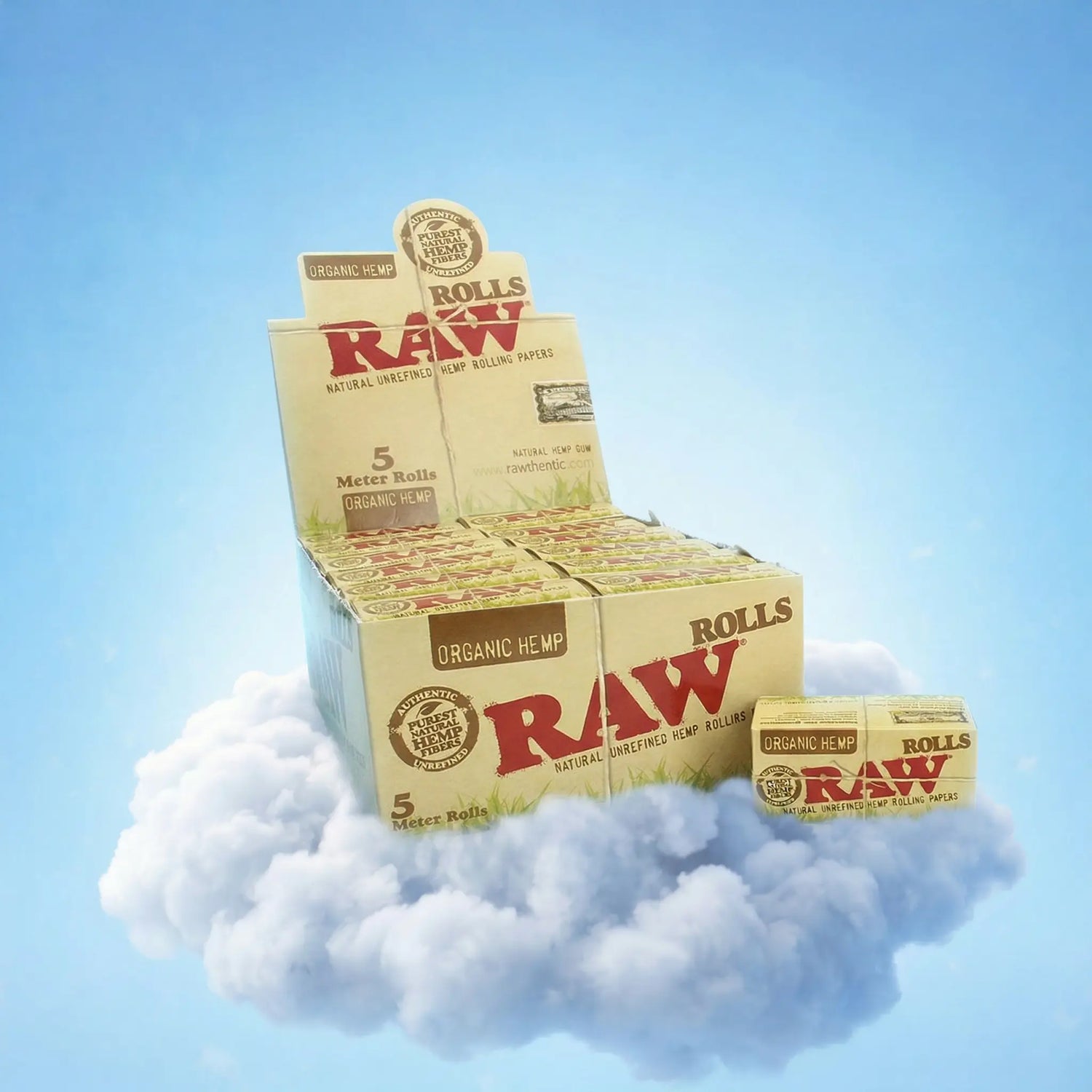 Feuilles a rouler RAW rouleau de 5m Raw