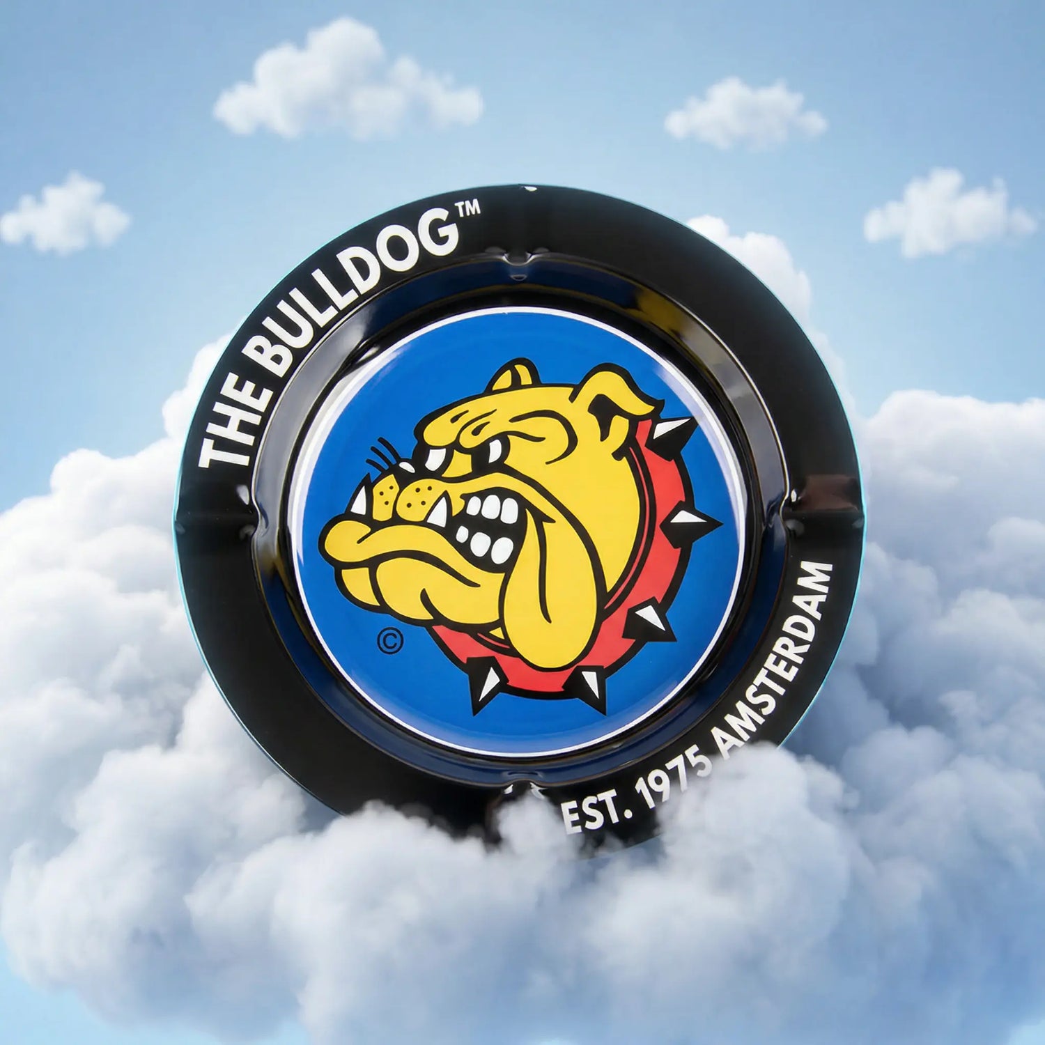 Cendrier Bulldog Noir Bulldog