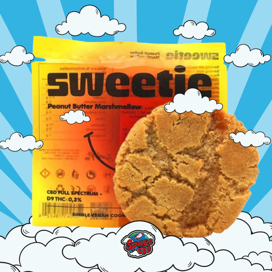 Cookie CBD Sweetie Guimauve & Beurre de Cacahuète – 100 mg