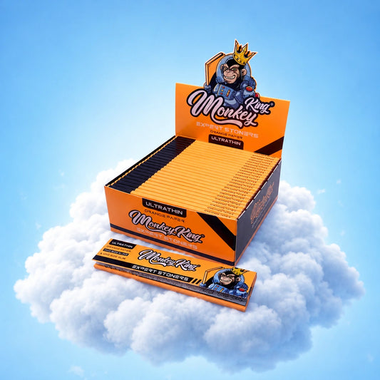 Feuilles King Size Ultrathin, Monkey King — sur fond de nuage