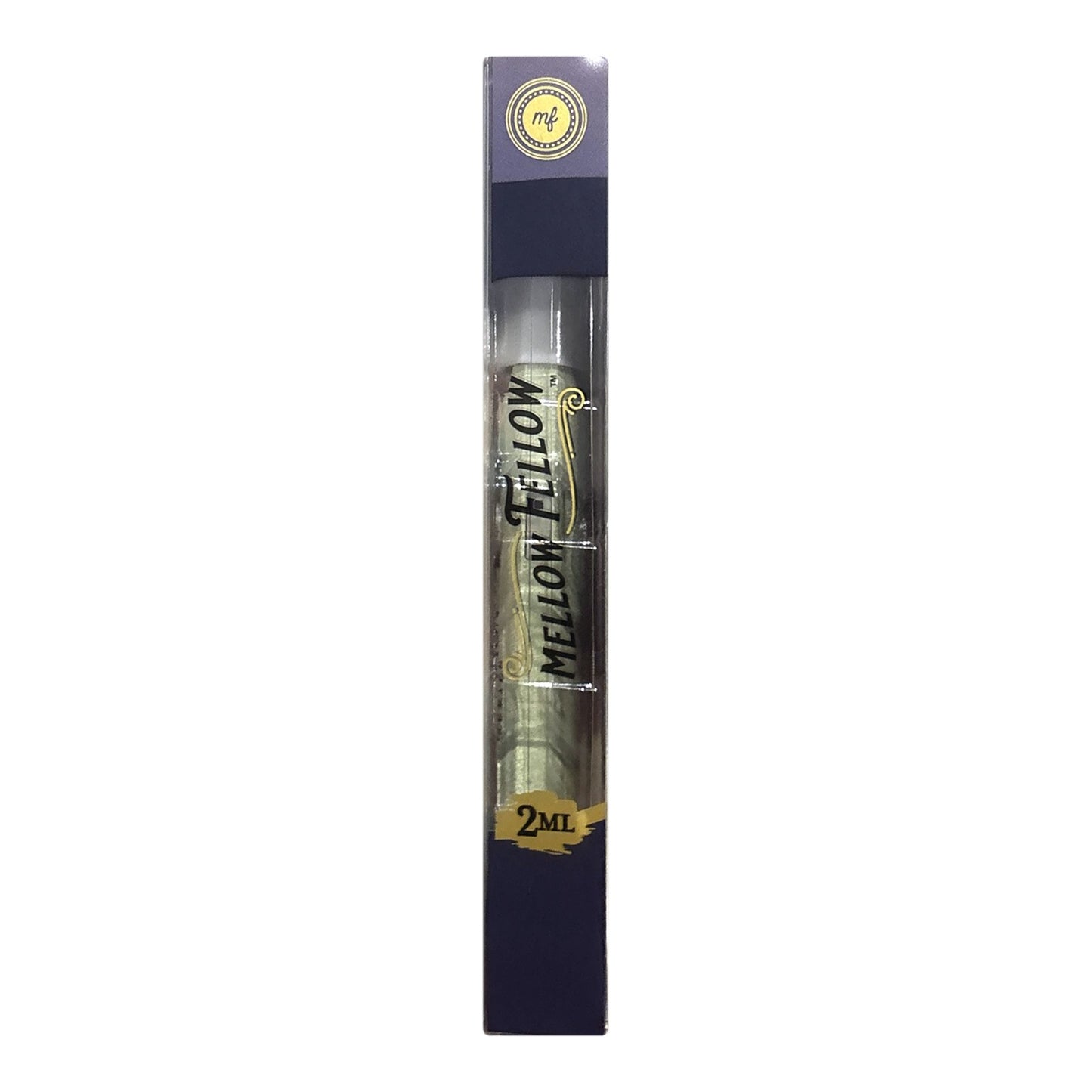 Mellow Fellow Chicago gg5 — puff jetable 2 ML dans son étui, vue de côté