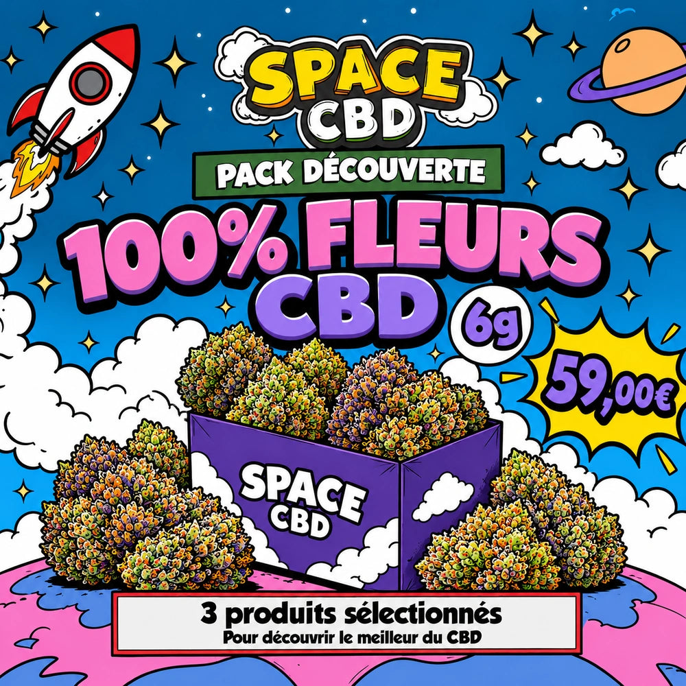 Pack découverte CBD : fleurs, 6 g — Space CBD