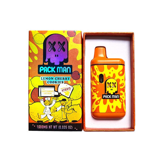 Vape CBC 1000mg Hybrid – Pack Man – Lemon Cherry Cookies