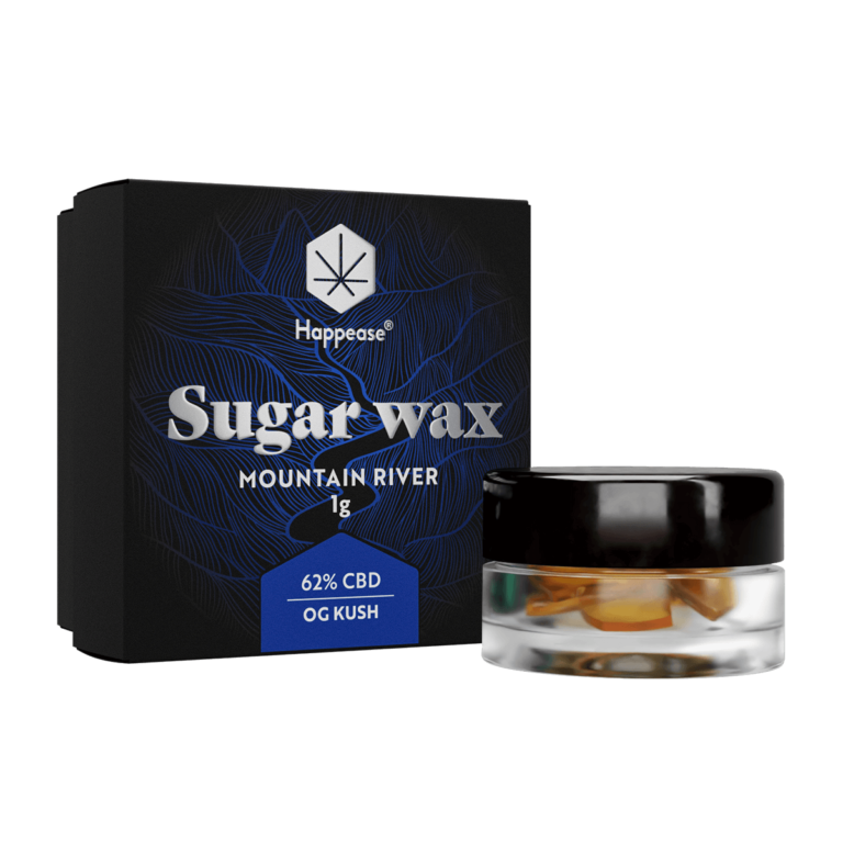 Extraction Sugar Wax 62% CBD